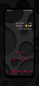 Red Night Icon Pack
