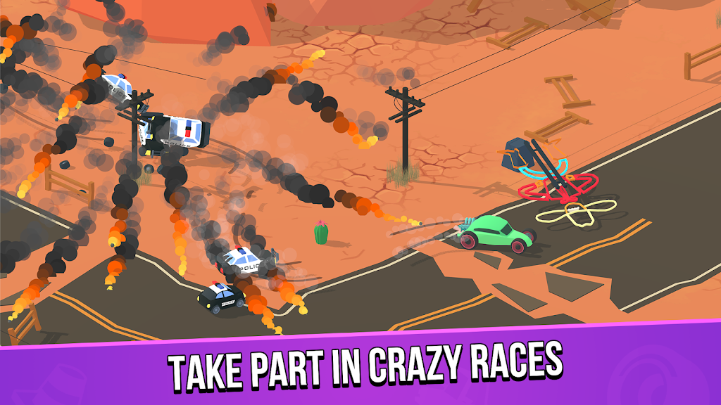 Smash racing: arcade racing MOD APK 03