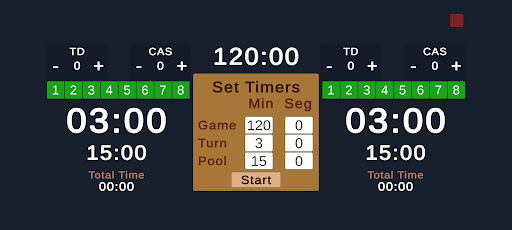 Android application B Bowl Timer screenshort