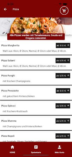 Francos Steinofen Pizzeria Screen 3