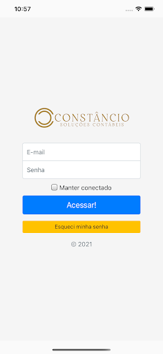 Android application Constâncio Soluções Contábeis screenshort