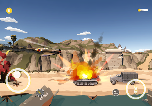 Screenshot Ace bomber WW2 Warplanes games