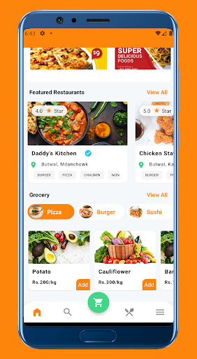Foodtole : Rider Screen 2