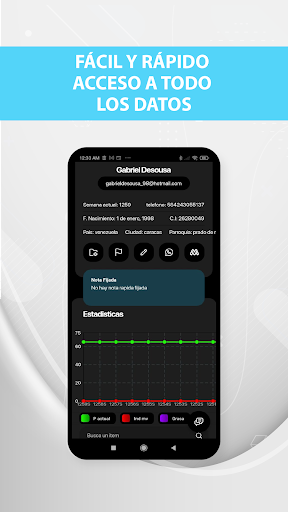 Android application Método Vargas: Administrador screenshort
