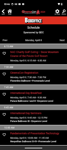 CinemaCon Screen 2