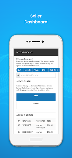 Android application Vendepro screenshort