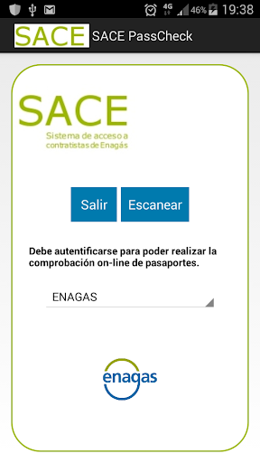 Android application SACE PassCheck screenshort