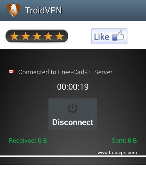 Screenshot 7 Troid VPN  Free VPN Proxy android