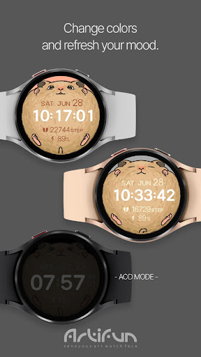 artifun.hamster.watchface screenshot 2