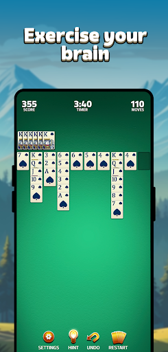 Spider Solitaire - Card Puzzle Capture d'Écran du Jeu Android 3