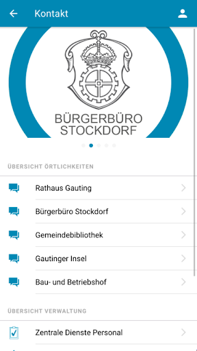 Gemeinde Gauting - App Screen 3