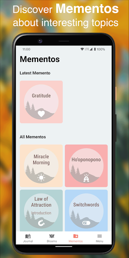 Blooming - Gratitude Journal  Motivation