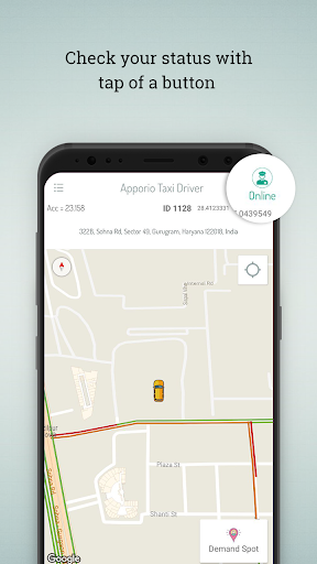 Android application Driver app - by Apporio screenshort