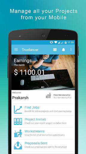 Truelancer: Freelance Work App screenshot 1