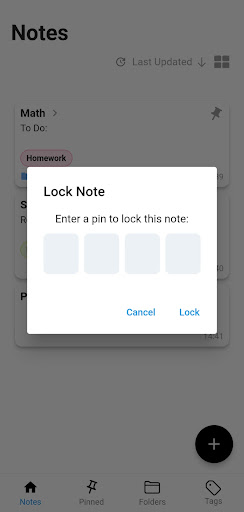 Everything Notes Screen 2