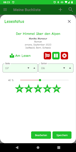 Meine Buchliste Screen 2