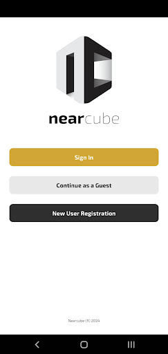 Android application Nearcube screenshort