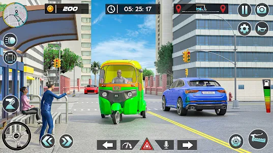 Tuk Tuk Rickshaw Driver 3D