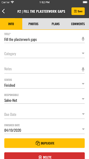 Pocket Inspections Screen 3