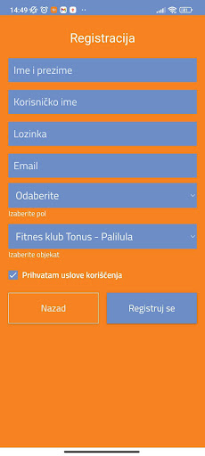Tonus fitnes klub Screen 3