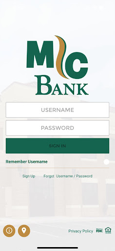 Android application Marion Center Bank screenshort