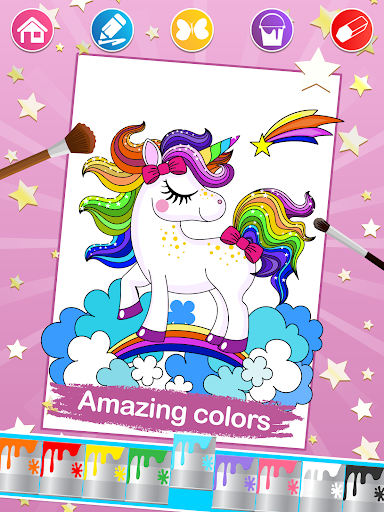 Unicorn Coloring Pages