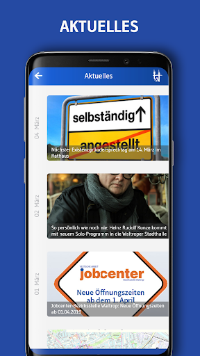 Waltrop-App Screen 2