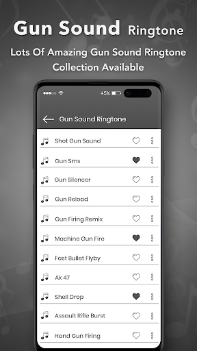 Gun Sound Ringtone Screen 2