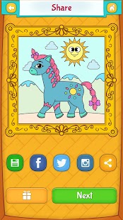 Horse Coloring Pages Screenshot