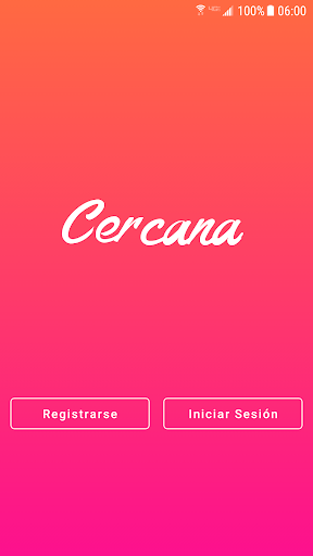 Android application Cercana screenshort