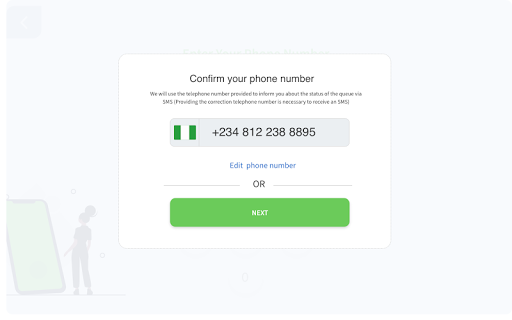 RightQ Kiosk Screen 3