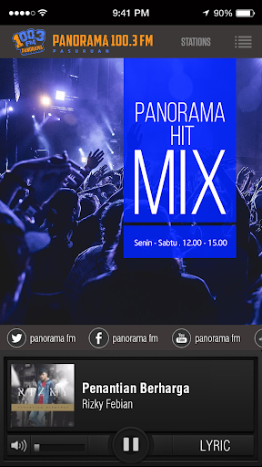 Panorama 100.3 FM Screenshot 3 - AppWisp.com