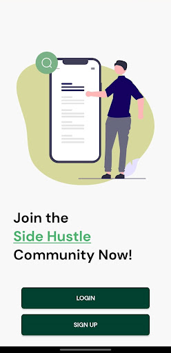 Android application SideHustle screenshort