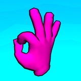 Colorful Hand icon
