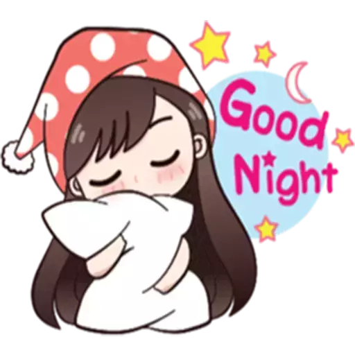 Good Morning Night Stickers