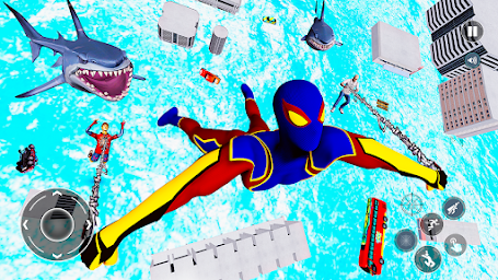 Rope Hero Games : Superhero