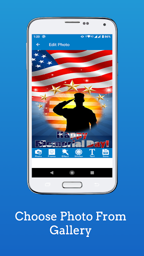 Memorial Day Photo Frames Screen 2