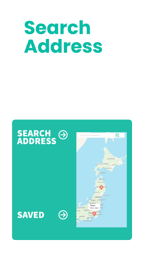 My address Save your favorite location