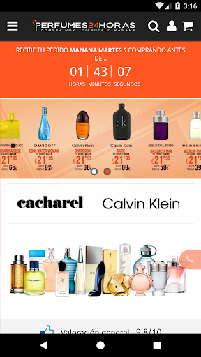 Perfumes 24 Horas Screenshot 1 - AppWisp.com