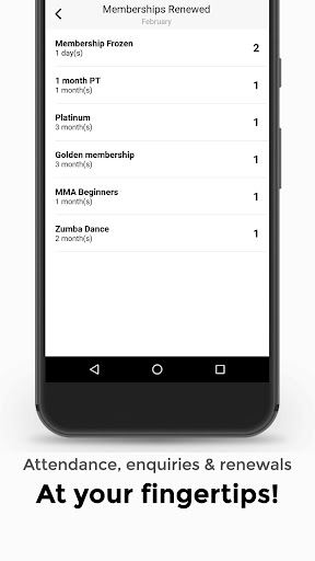 Okfit Manager Screen 3