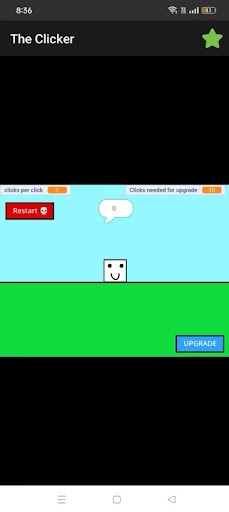 Android application The Clicker screenshort