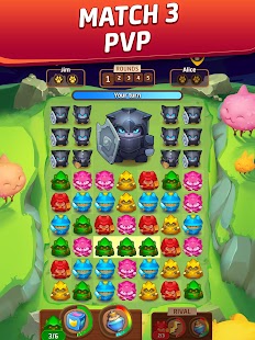 Cat Force - PvP Match 3 Game Screenshot