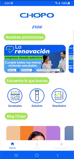Android application Chopo Mobile screenshort