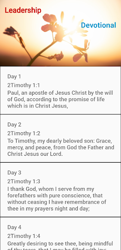 Leadership Devotional Screenshot