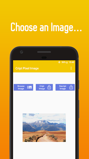 Android application Encrypt Pixels Image screenshort
