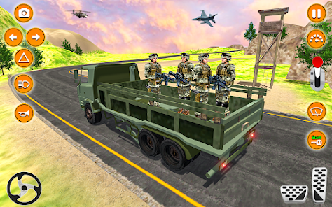 Army Truck Driving 3D Games  screenshots 1