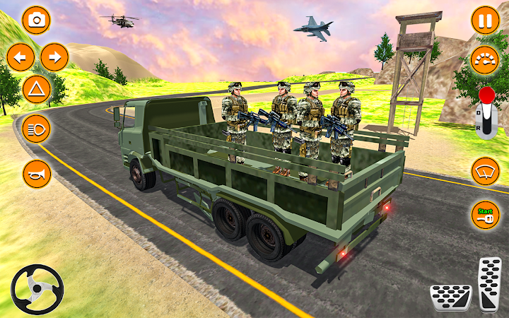 Army Truck Driving 3D Games MOD