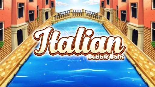 Italian Vocabulary Bubble Bath Screenshot 1 - AppWisp.com