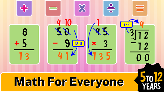 Math Games Easy Hard for Kids
