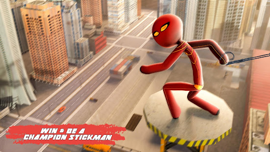 Скачать игру Grand Stickman Rope Hero Adventure для Android бесплатно